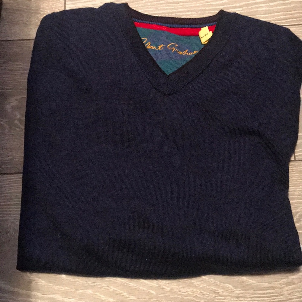 Robert Graham men’s sweater XL Blue